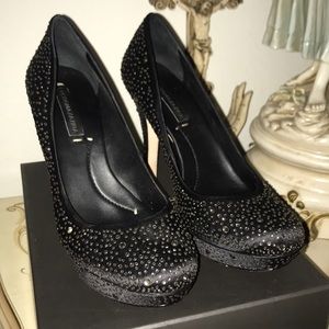 BCBG RHINESTONE HEELS